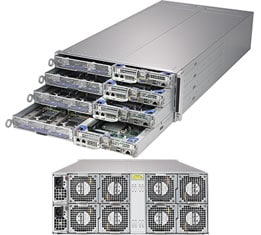 Supermicro SYS-F619H6-FT — top view