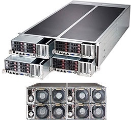 Supermicro SYS-F628G2-FTPT — top view
