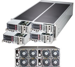 Supermicro SYS-F628G3-FC0 — top view