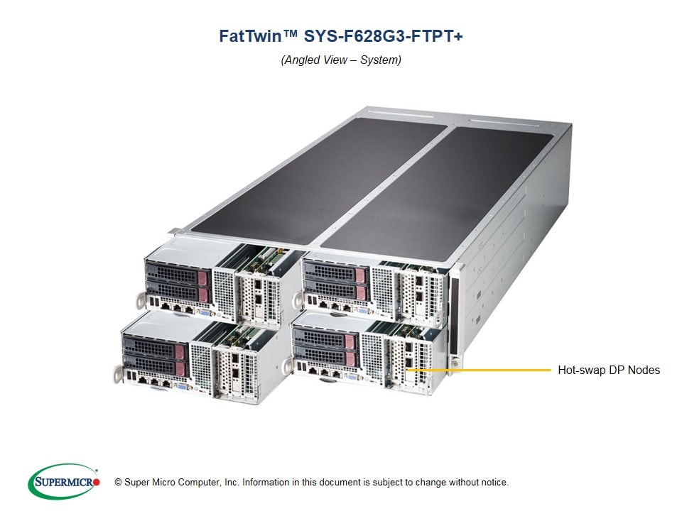 Supermicro SYS-F628G3-FTPT — angle view