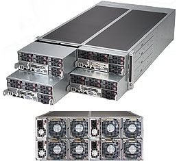 Supermicro SYS-F628R2-FC0 — top view