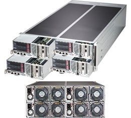 Supermicro SYS-F628R3-FC0PT — top view