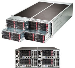 Supermicro SYS-F628R3-RC0B — top view