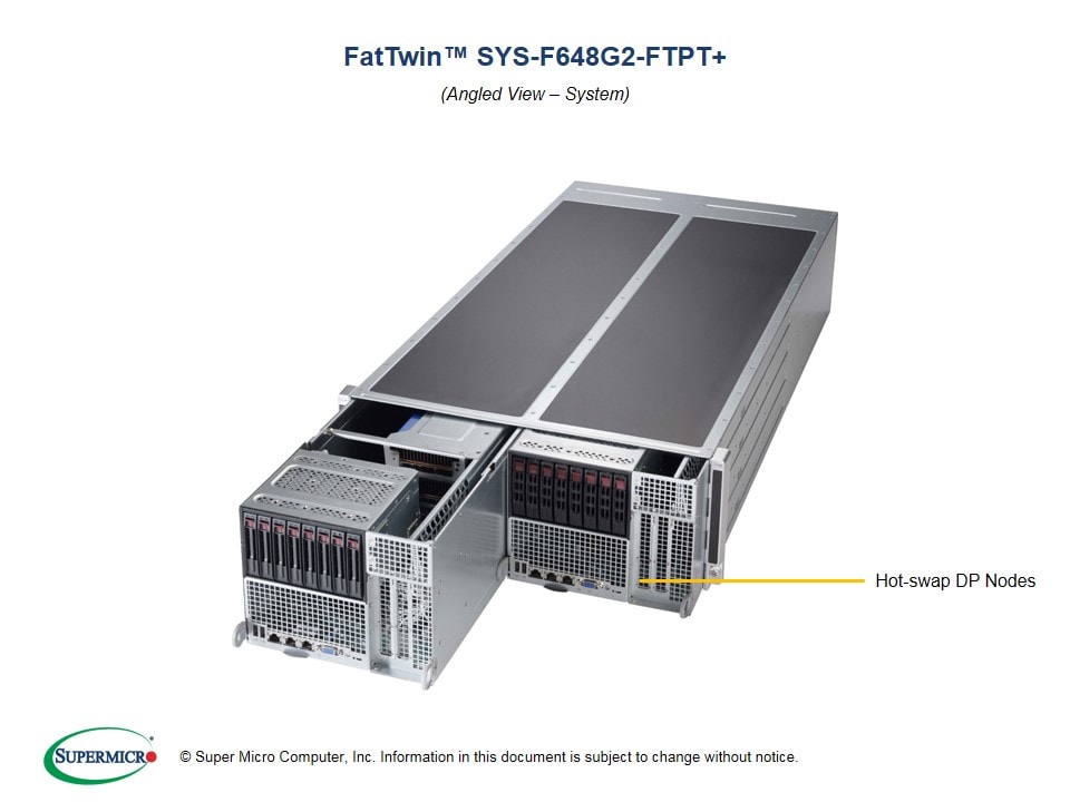 Supermicro SYS-F648G2-FTPT — angle view